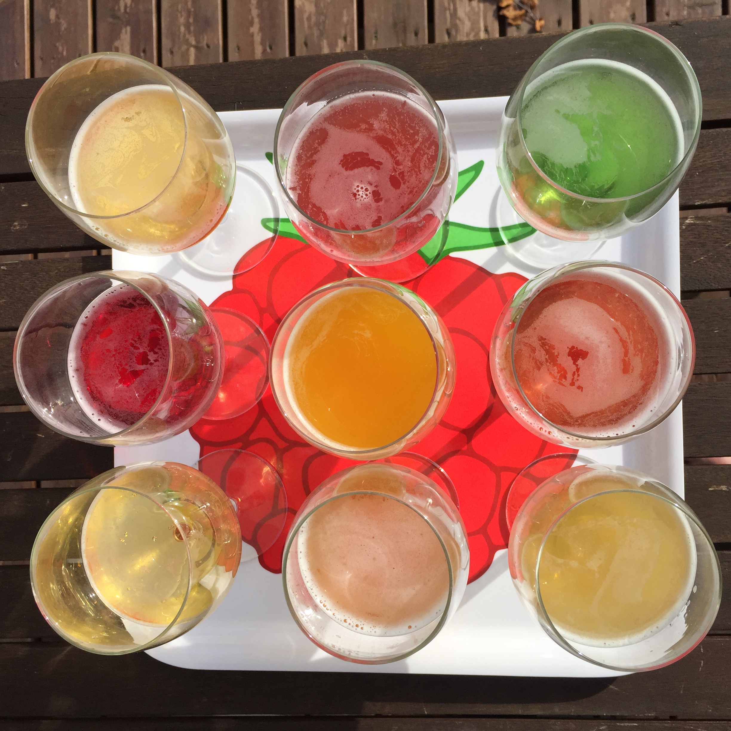 Berliner weissen maistelua eri tavoilla