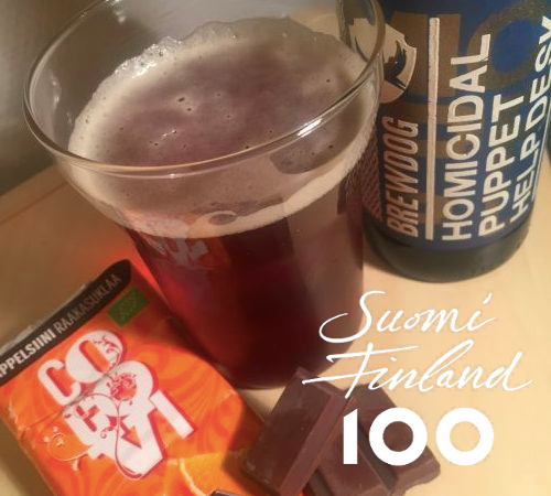 Brewdog Homicidal Puppet Helpdesk ja Suomi 100 itsenäisyyspäivä