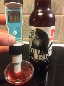 pH-mittaus, Fierce Beer Very Berry Sour Berry Ale 