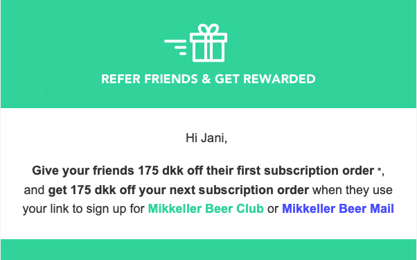 Mikkeller refer friend discount
